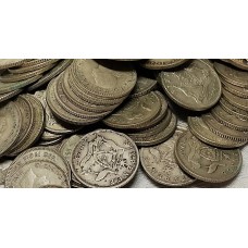 AUSTRALIA SIXPENCES . 250grams . ALL 3 MONARCH'S